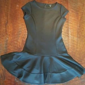 Black Guess peplum dress