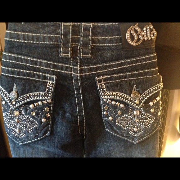 Cello studded jeans, size 3
