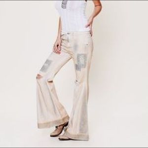 Free People Festy Flare Jeans size 25