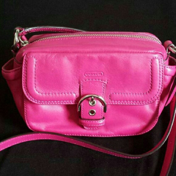 Pink Coach Mini Crossbody Bag