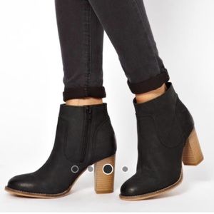 ASOS leather ankle boots