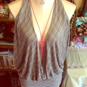 NWOT Free People Racer Back Tank L