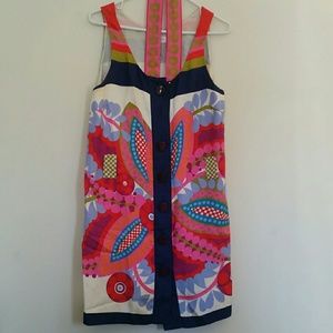 Tibi button down shift dress