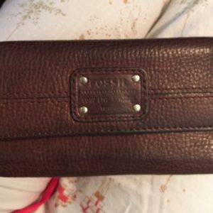 Brown Fossil Wallet