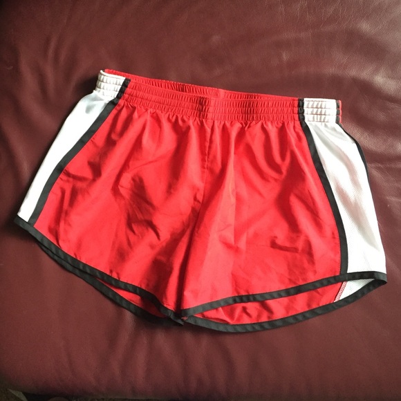 Red Running Shorts