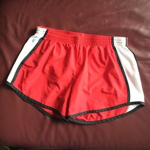 Red Running Shorts