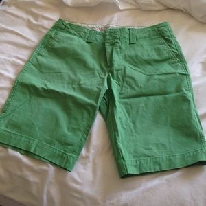 Green Bermudas