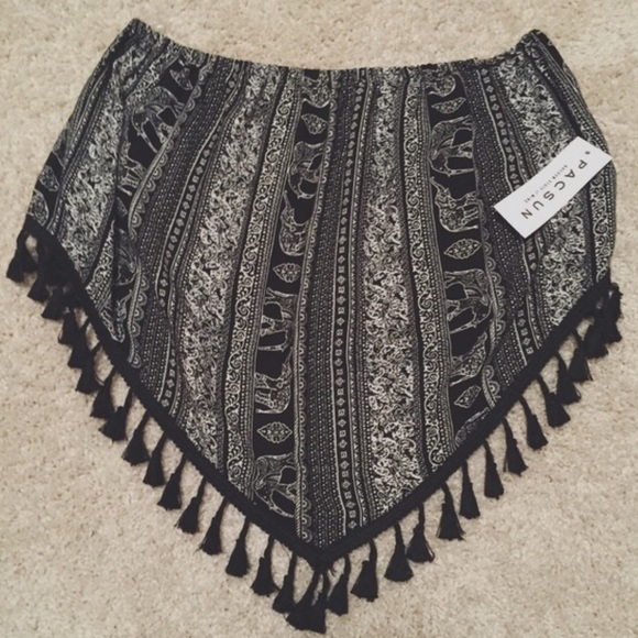 Pacsun tube top printed