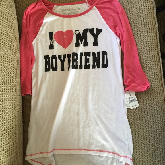 I ❤️ My Boyfriend Target brand shirt