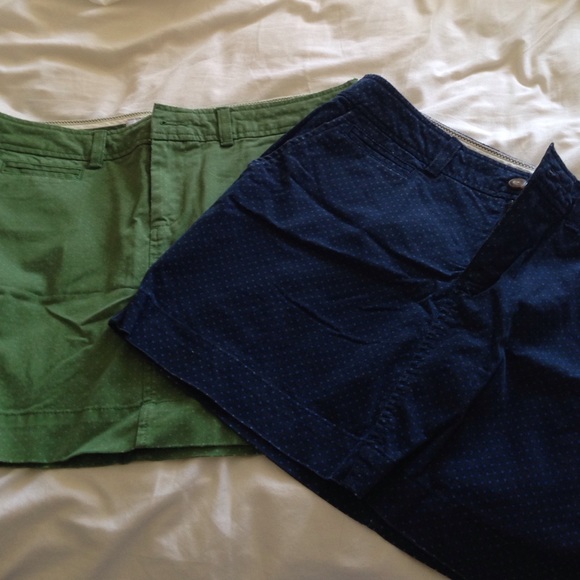 Blue & green mini skirt bundle
