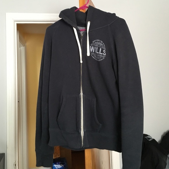 Jack Wills Navy Blue Hoodie