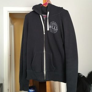 Jack Wills Navy Blue Hoodie