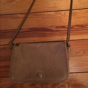 Leather cross body bag