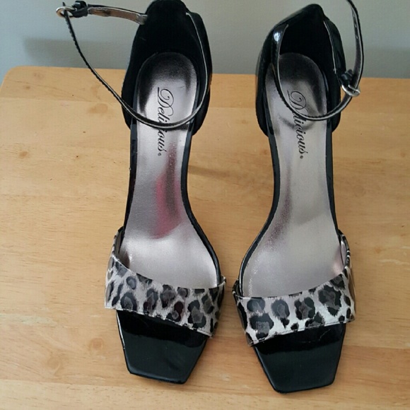Animal print heels