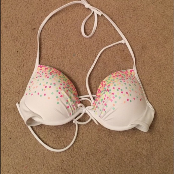 Sequin bikini top