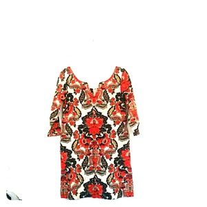 Jcrew floral boat neck dress