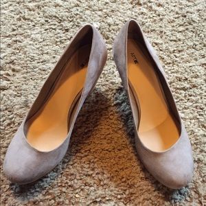 Apt 9 Taupe Wedges - never worn