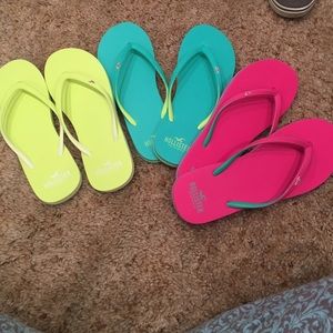 hollister flip flop bundle