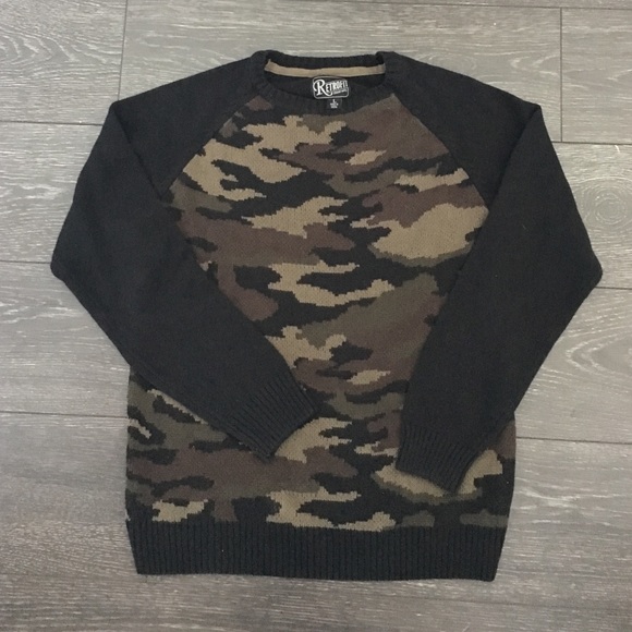 Camo sweater