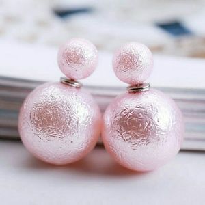 Double sided stud earrings