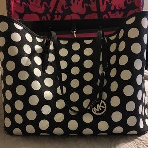 Michael Kors Large Polka Dot Tote