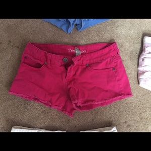 Pink shorts