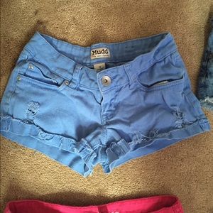 Light blue shorts