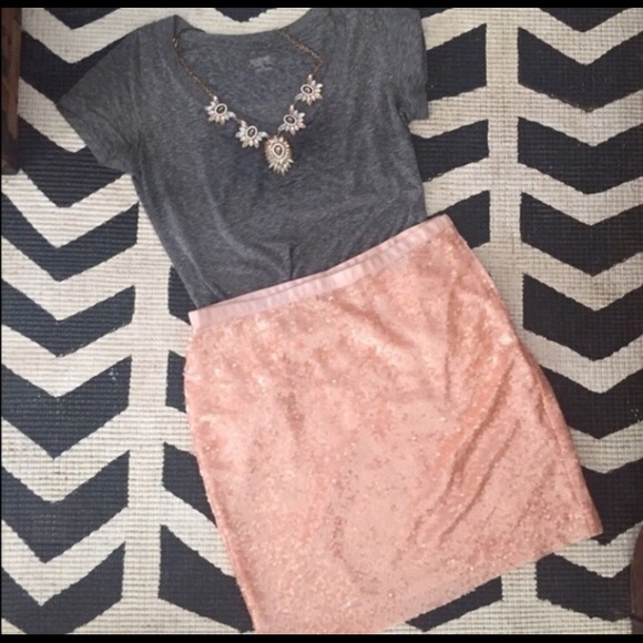 Ann Taylor Loft Sequin Skirt