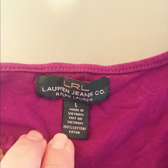 Cute Purple Ruffle Top - Picture 3 of 4