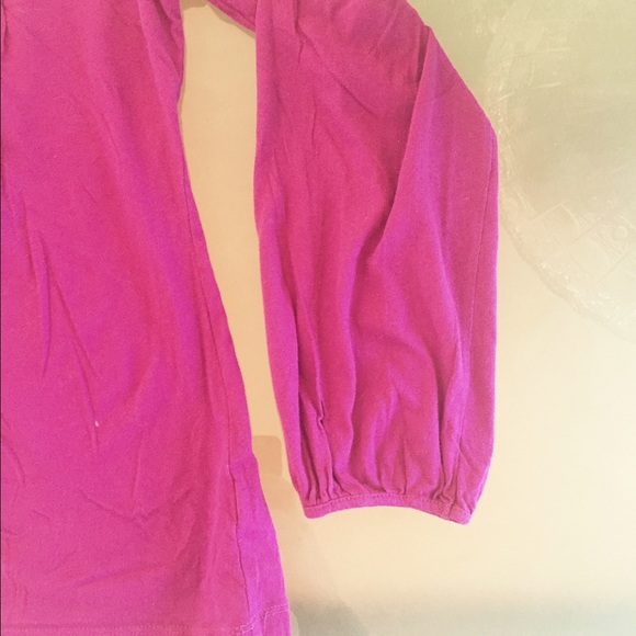 Cute Purple Ruffle Top - Picture 4 of 4