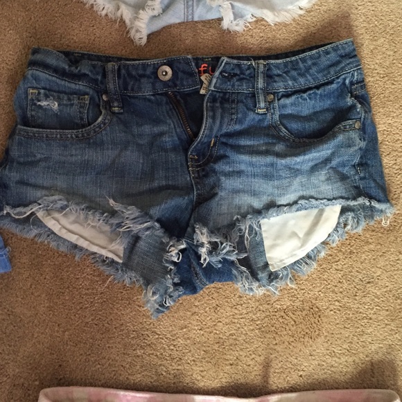 High waisted shorty shorts