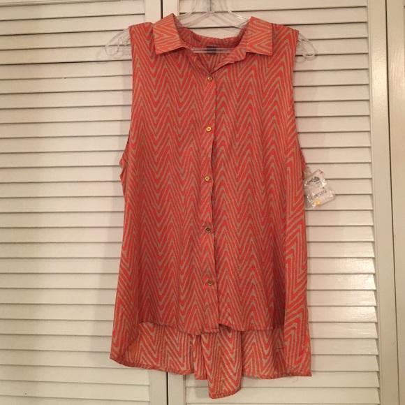 Orange & Tan tank