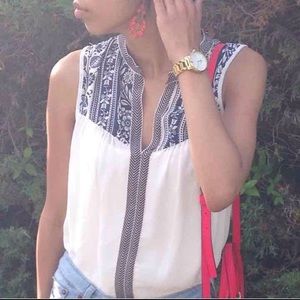 SOLD Small Tribal sleeveless top!