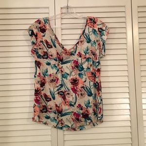 Cute floral tee shirt