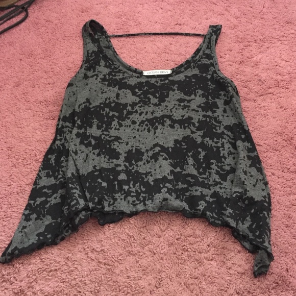 Ocean Drive black tie dye tank