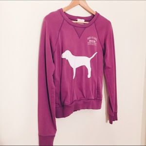 Hide and Seek Relaxed Fit Sweatshirt in Glitter Pink by Beau Loves