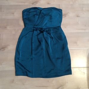 Bcbg turquoise dress size 8
