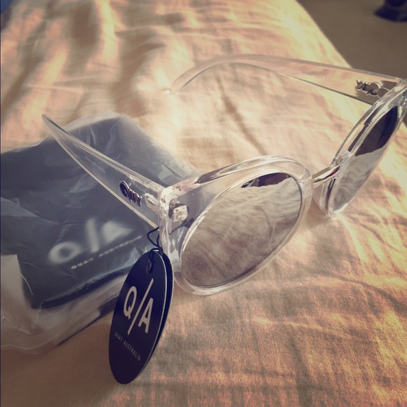 Quay Australia China Doll Clear Sunglasses