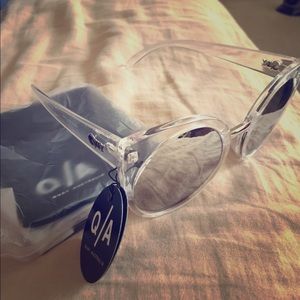 Quay Australia China Doll Clear Sunglasses