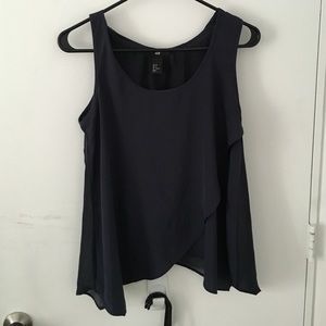 Pretty dark blue tank top