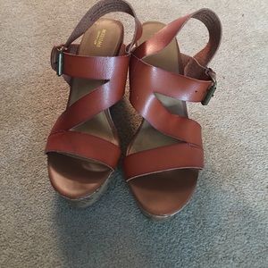 Mossimo Supply Co. Shoes - British tan wedges ! Never worn , brand new! Mossimo Supply Co. Shoes - British tan wedges ! Never worn , brand new!