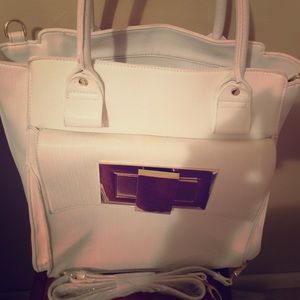 Oversized bat-wing tote