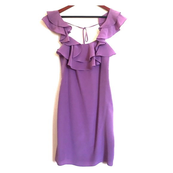 Club Monaco Silk Lavendar Dress