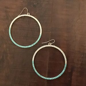 Gold hoop earrings