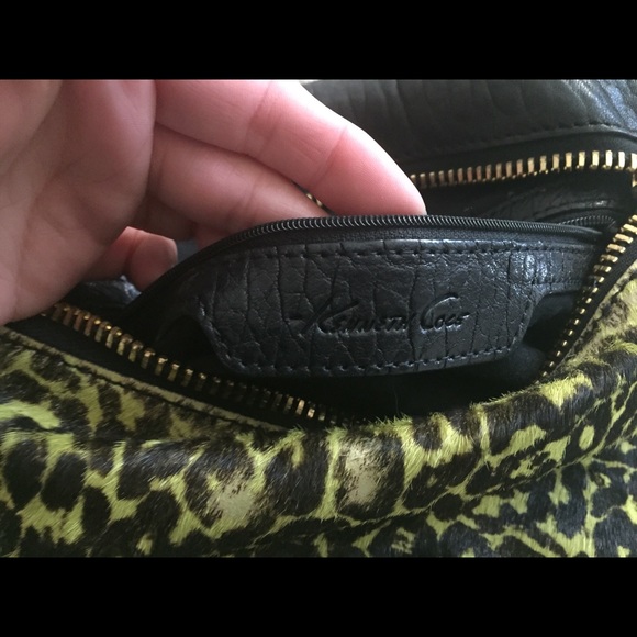 Chic Green Leopard Print bag - Picture 2 of 3