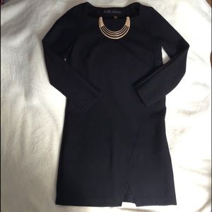 Zara tailored dress in black