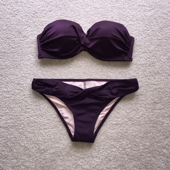 NWOT Victoria's Secret Plum bikini