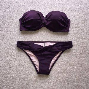 NWOT Victoria's Secret Plum bikini