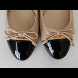 Prada Ballerina Patent Leather Flats