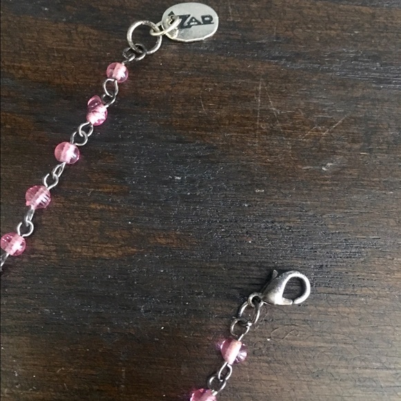 Hand blown purple pendant necklace - Picture 3 of 3